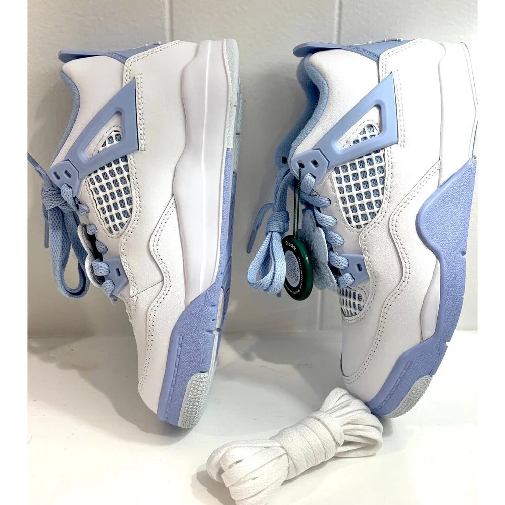 Air Jordan 4 Retro forget Me Not BRAND NEW youth 13